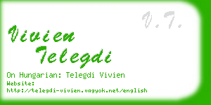 vivien telegdi business card